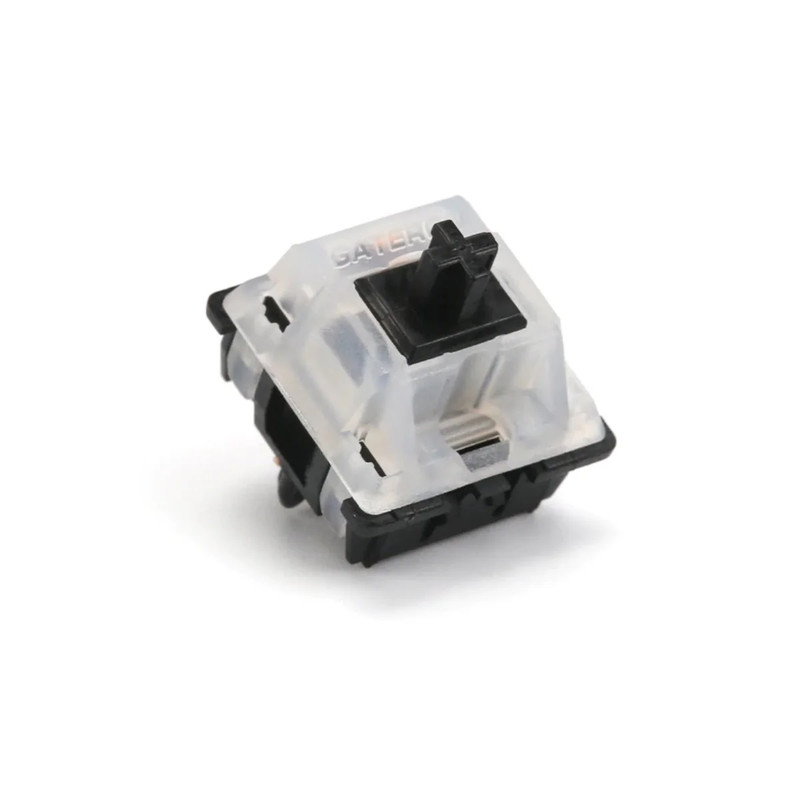 Gateron Linear Switches - Milk Black - 10 Pieces - مكبس لوحة مفاتيح